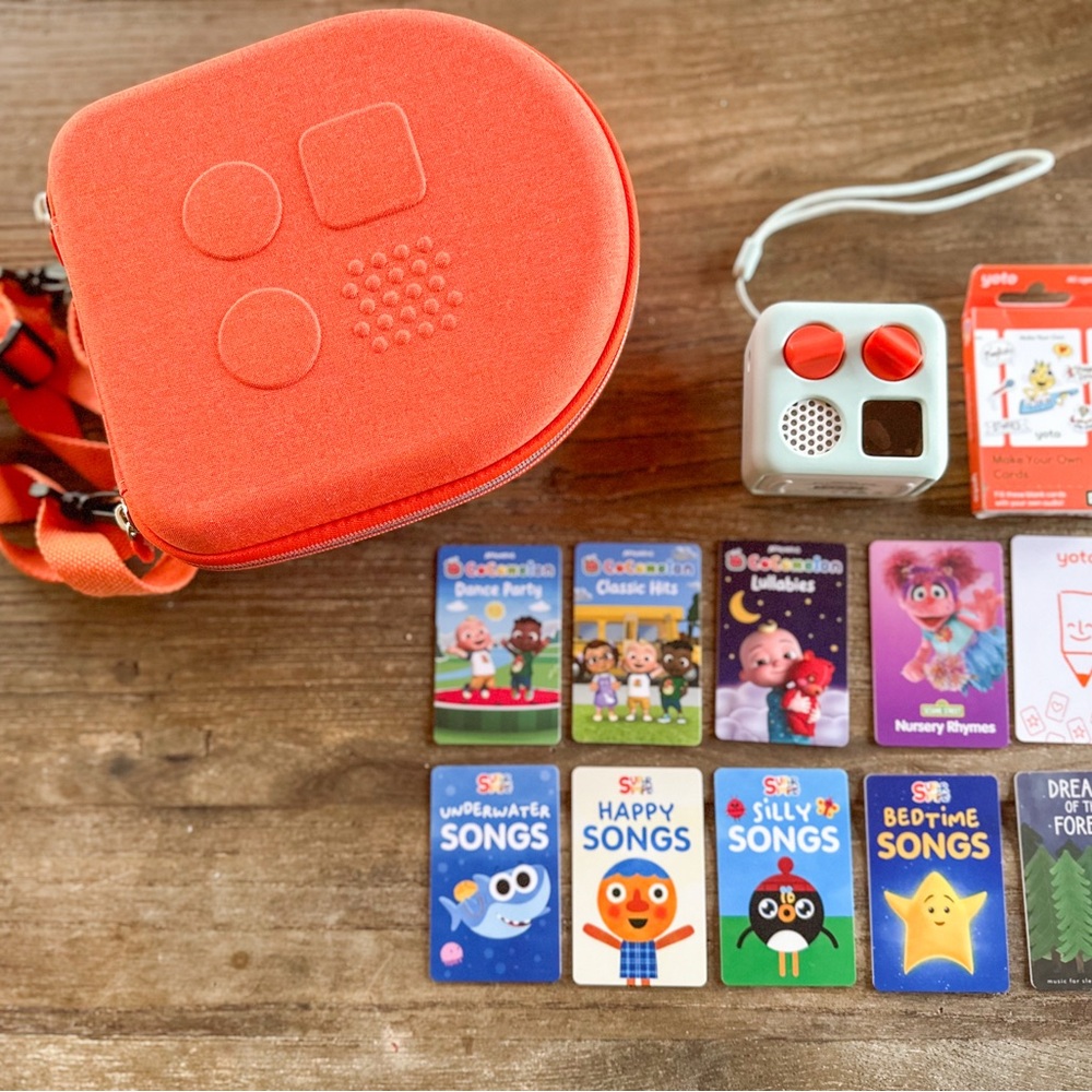 Children's Audio Story Player with Red Case